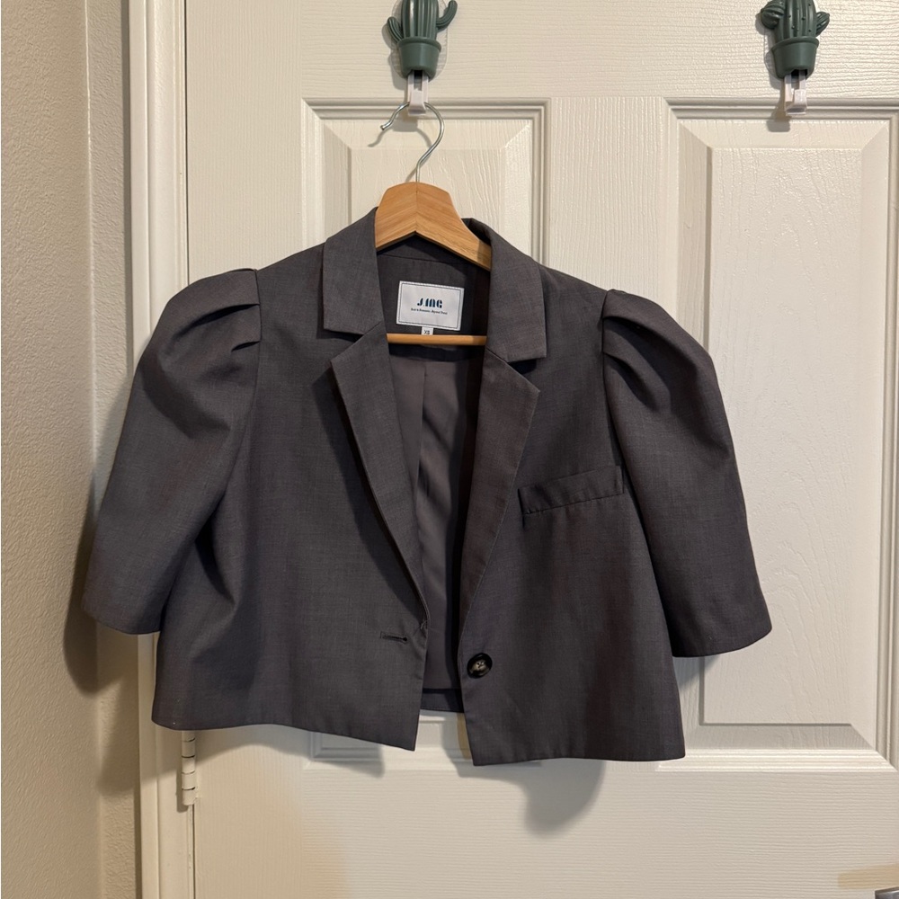 J.ING Gray Cropped Jacket